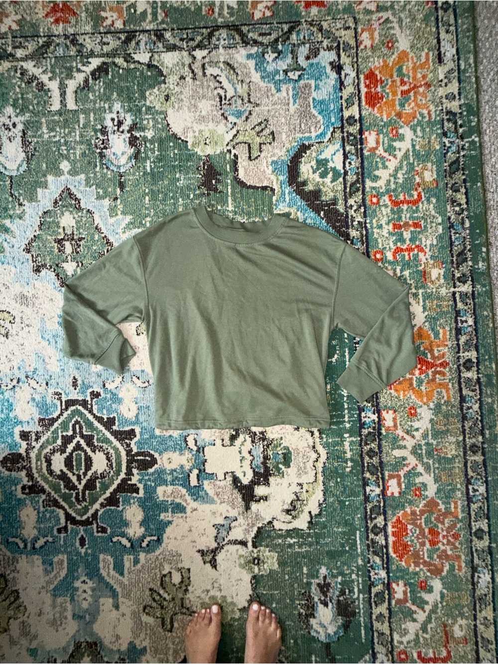 Old Navy Olive Green Crewneck Sweater